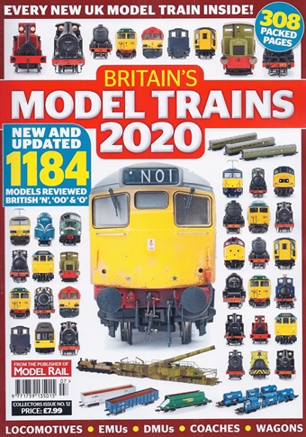 Britain's Model Trains directory 2020 Edition from Model Rail magazine - 308 pages with reviews of every model available during 2019/20 in OO, N and O gauges
