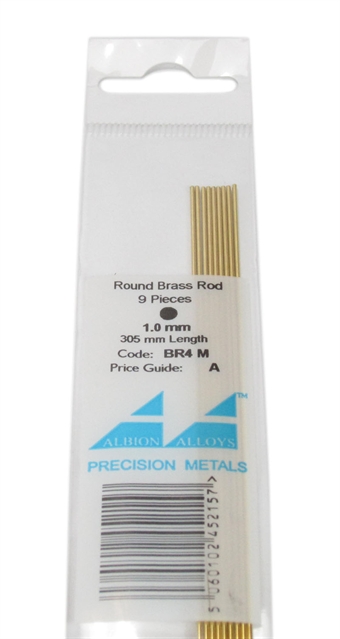 Brass Rod 1mm (was BR4M)