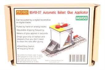 Mobile Automatic ballast glue applicator wagon