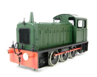 Class 04 diesel shunter in BR green