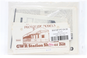 GWR Station shelter card kit