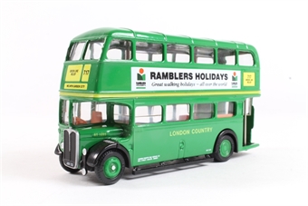 AEC RT Light green country bus, route 717 Welwyn Garden City