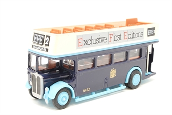 Birmingham City AEC RT open top bus, two-tone blue and white