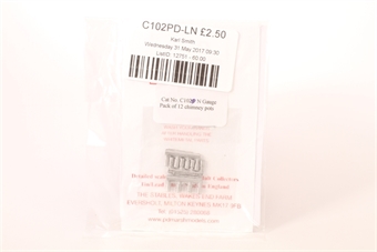 Pack of 12 Chimney Pots
