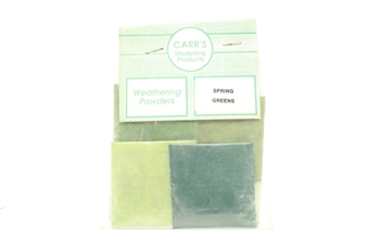 Spring greens weathering powders
