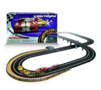 Scalextric C1140SCA Lane Change Challenge sport digital complete set