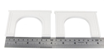 Double Track Tunnel Portals - Concrete - Pack Of 2