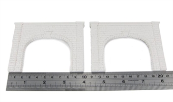 Double Track Tunnel Portals - Cut Stone - Pack Of 2