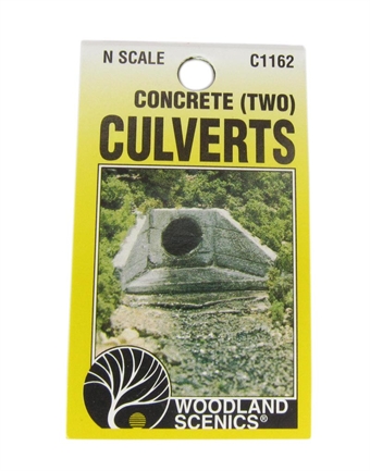 Culvert (Sewer/Drain) Portals - Concrete - Pack Of 2
