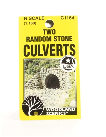 Culvert (Sewer/Drain) Portals - Random Stone - Pack Of 2