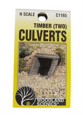 Culvert (Sewer/Drain) Portals - Timber - Pack Of 2