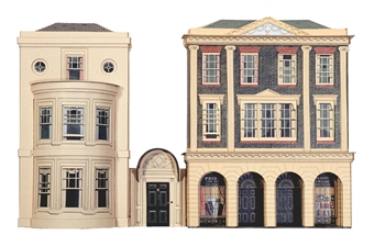Regency period shops and houses (low relief) - Card Kit