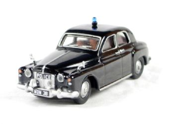 Rover P4 100 (1960's) in 'Police' livery with blue roof light