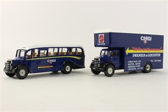 'We're on The Move' set - Bedford OB coach & Luton Van