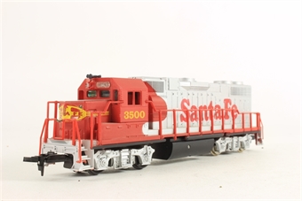 EMD GP38-2 #3500 of the Santa Fe Railroad