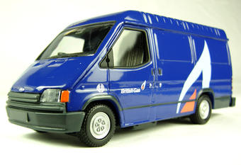 Ford transit van "British Gas" blue livery