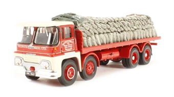 Guy Warrior 8 wheel platform lorry with sack load "Redpath Bros Ltd Haulage Contractors, Wooler"