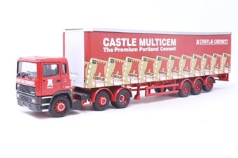 ERF Curtainside "Castle Cement"