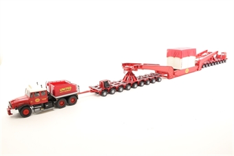 Scammell Contractor Girder Trailer, Bogies and Crate Load