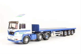 ERF ECS Flatbed trailer 'Vaughan Logistics Ltd'