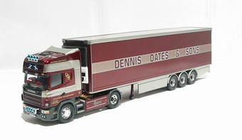Scania Topline fridge trailer "Dennis Oates & Son"