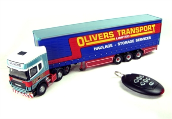 Scania Topline Curtainside "Olivers Transport" (Sights & Sounds)