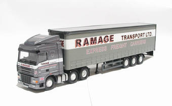 DAF XF space cab curtainside lorry "Ramage Transport"