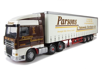 DAF XF space cab curtainside "Parsons"
