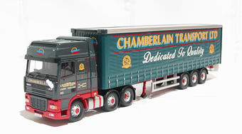 DAF XF space cab & curtainside trailer "Chamberlain Transport"