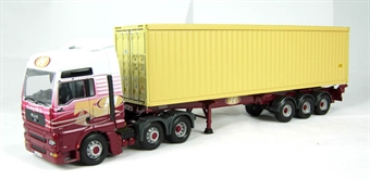 MAN TGA XXL skeletal/container "Hanbury Davies Ltd"