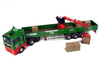 MAN TGA Crane Trailer & Palletised Load "Evans Transport Ltd."