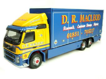 Volvo FM box lorry "D.R.Macleod"