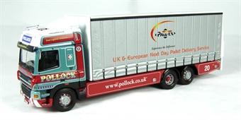 DAF CF curtainside lorry "Pollock (Scotrans) Ltd"