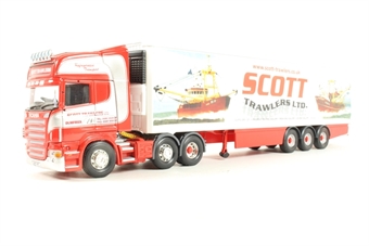 Scania Topline Fridge Trailer - 'Scott Trawlers Ltd'