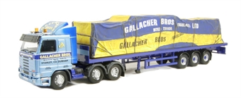 Scania 113 Flatbed & Canvas Load - Gallacher Bros Haulage Ltd - Co. Durham