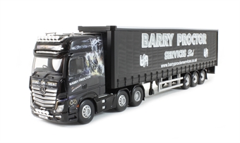 Mercedes-Benz Actros (MP4), Curtainside Trailer, Barry Proctor Services Ltd