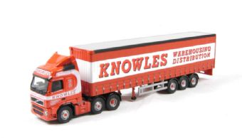 Volvo FH Curtainside in 'Knowles Transport Ltd.' livery of Wimblington, Cambs - "Roadscene" range