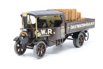Sentinel Dropside Steam Wagon with Sack Load in GWR Livery