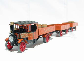 Foden Dropside with trailers & barrel load "Fuller's Brewery"