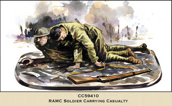 RAMC Soldier Carrying Casualty