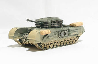 Churchill MkIII tank British Army 34 Tank Brigade, "Kings Own Royal Regiment, Lancaster"