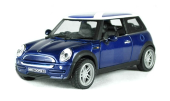 BMW Mini Cooper S in blue with St. Andrew's flag. Non limited