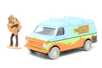Scooby Doo Mystery Machine with hand painted figures