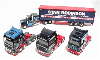Stan Robinson Set - MAN TGA, DAF XF, Scania topline, Kenworth & curtainside trailer