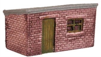 Brick hut with felt roof