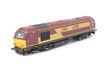 Class 67 001 'Night Mail' in EWS livery