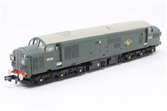 Class 37 D6736 in BR Green