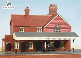 "Craftsman" kit - brick built country station with platform