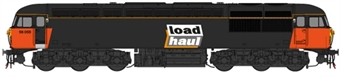 Class 56 56055 in LoadHaul black & orange