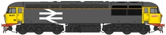 Class 56 56077 in Railfreight grey with large BR logo - Digital Fitted